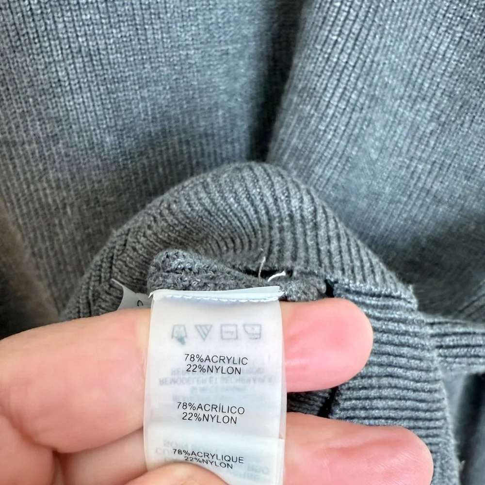 Calvin‎ Klein Charcoal Cowl Neck Sweater